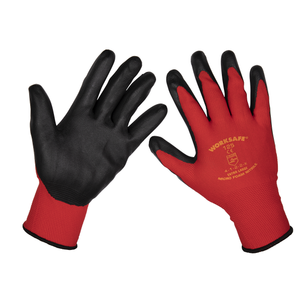 Sealey 9125XL Nitrile Foam Gloves (X-Large) - Pair