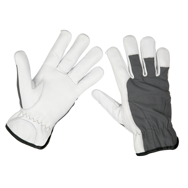 Sealey 9136L Super Cool Hide Gloves Large - Pair