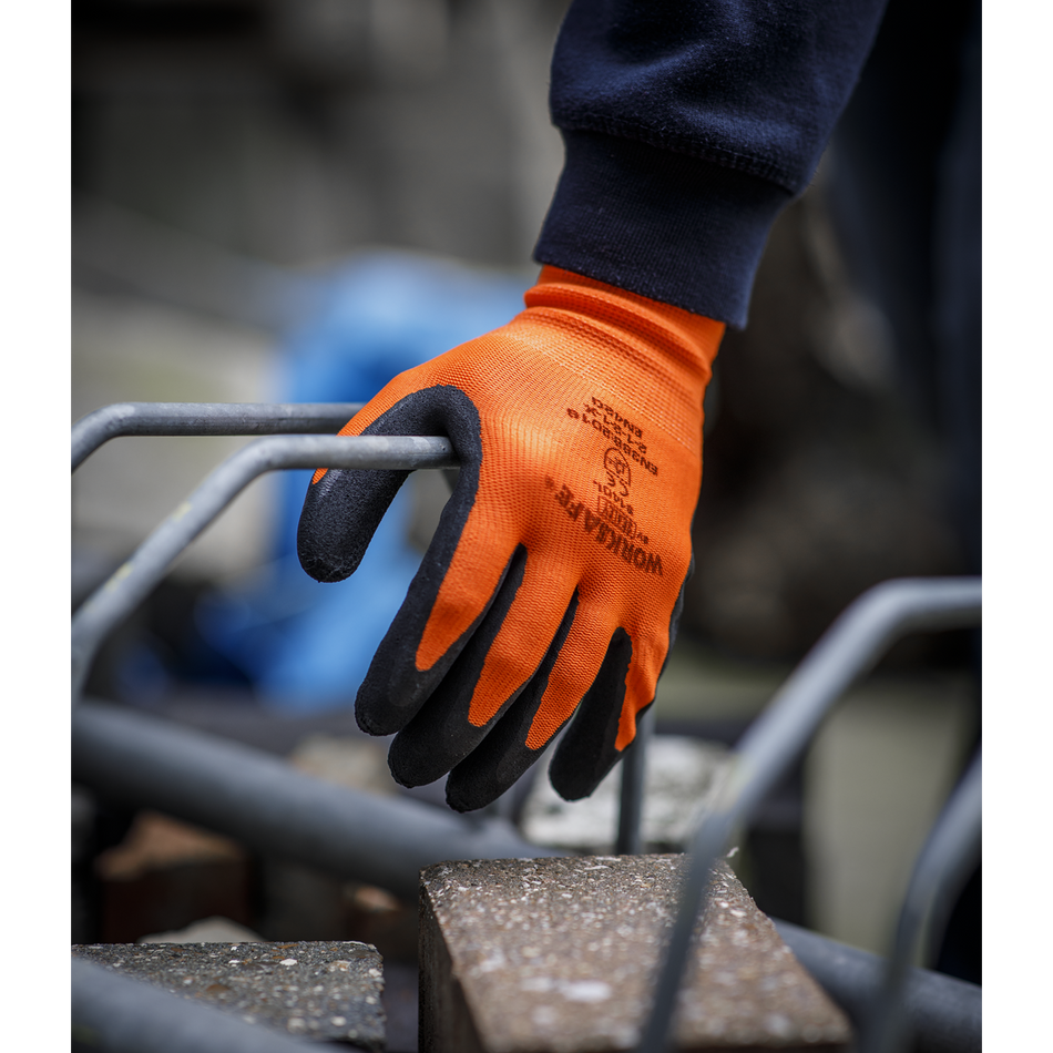 Sealey 9140L Foam Latex Grippa Gloves (Large) - Pair