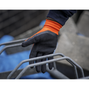 Sealey 9140L Foam Latex Grippa Gloves (Large) - Pair