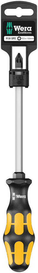 Wera 05100082001 918 SPZ SB Screwdriver for Pozidriv screws, PZ 3 x 150 mm