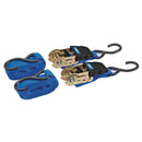 Draper 92769 Ratcheting Tie Down Straps, 4.5m x 25mm, 225kg (2 Piece)