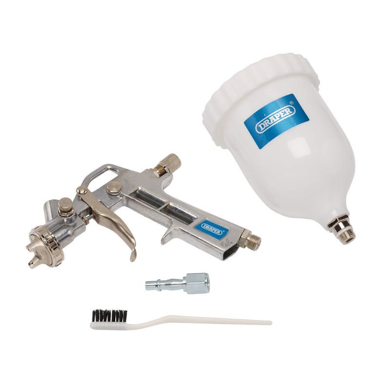 Draper 92971 Gravity Feed Air Spray Gun, 500ml