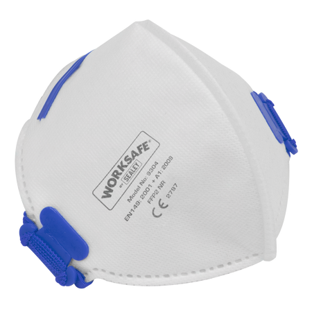 Sealey 9304/10 FFP2 Fold Flat Mask - Pack of 10