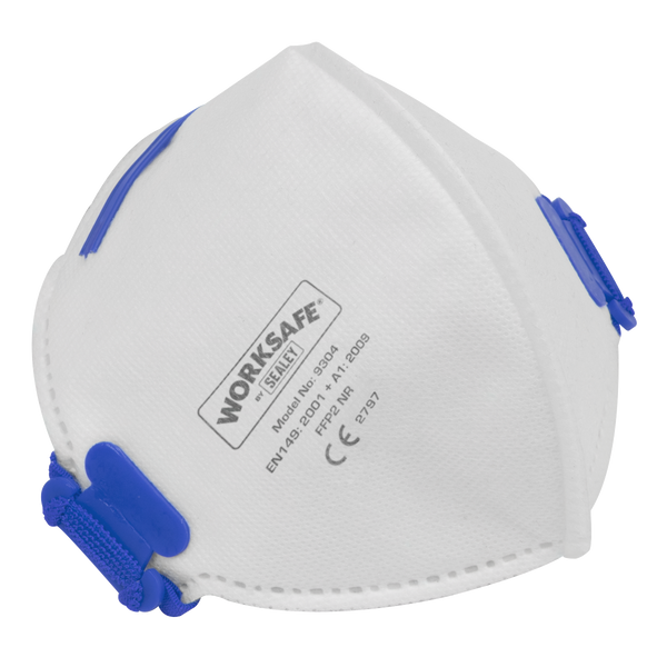 Sealey 9304/10 FFP2 Fold Flat Mask - Pack of 10