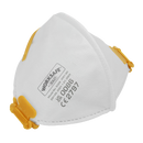 Sealey 9329/10 FFP1 Fold Flat Mask - Pack of 10