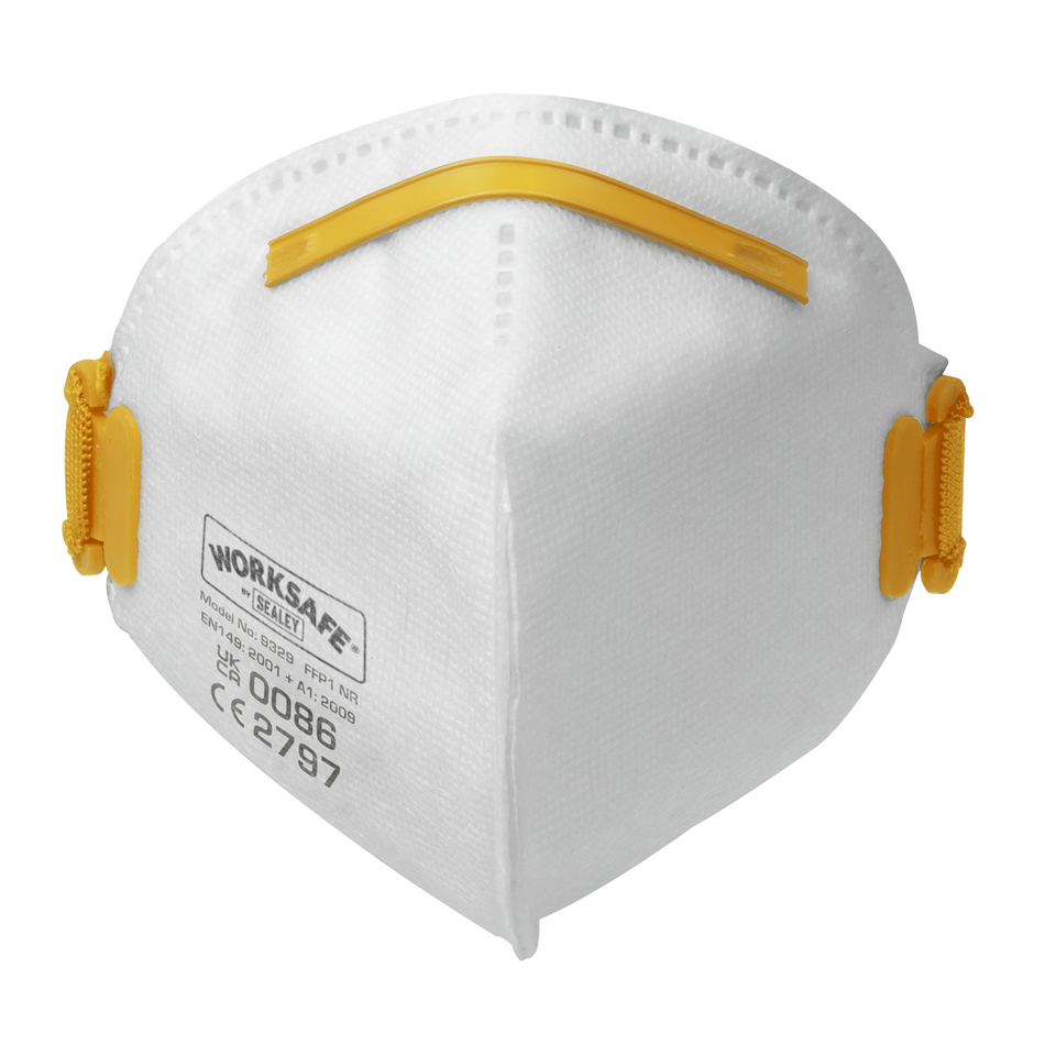 Sealey 9329/10 FFP1 Fold Flat Mask - Pack of 10