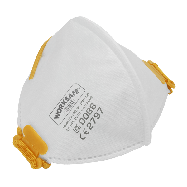 Sealey 9329/3 FFP1 Fold Flat Mask - Pack of 3