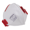 Sealey 9333/10 FFP3 Valved Fold Flat Mask - Pack of 10