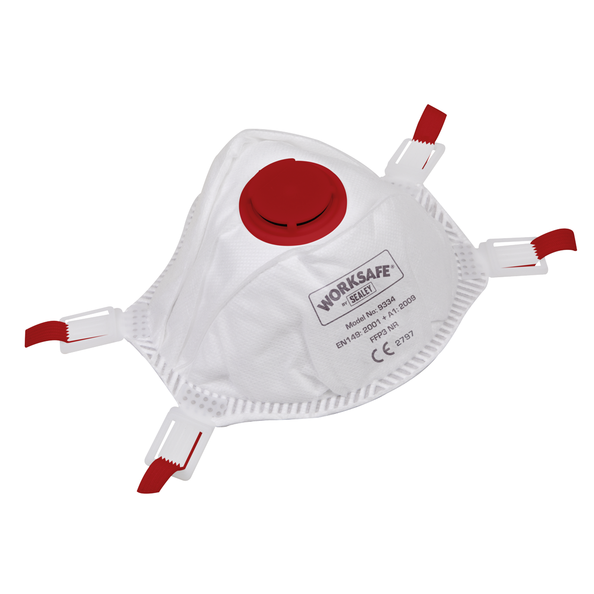 Sealey 9334/10 FFP3 Valved Cup Mask - Pack of 10