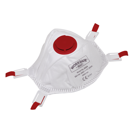 Sealey 9334/10 FFP3 Valved Cup Mask - Pack of 10