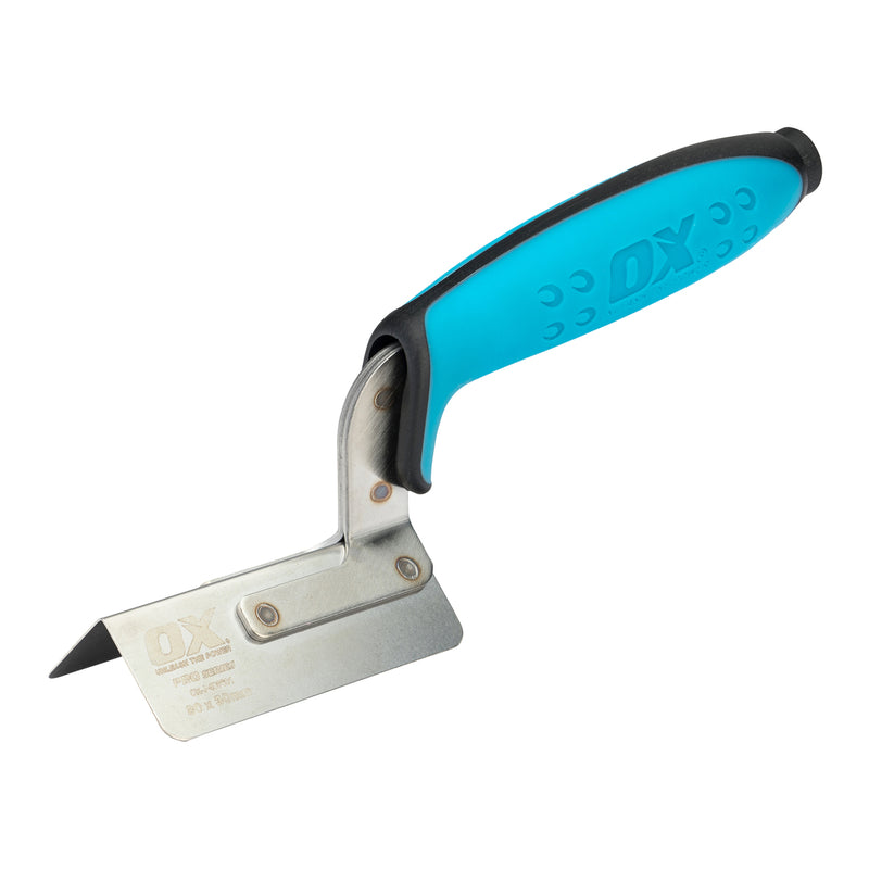 OX Tools OX-P408801 Pro External Corner Trowel S/S - 60x80mm