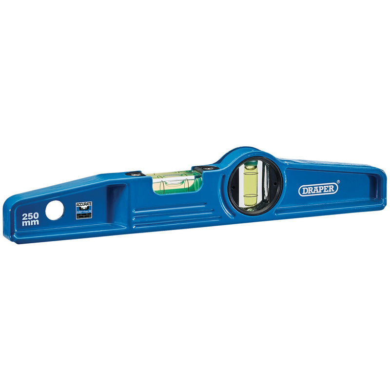 Draper 93993 Cast Boat Level, 250mm, Blue