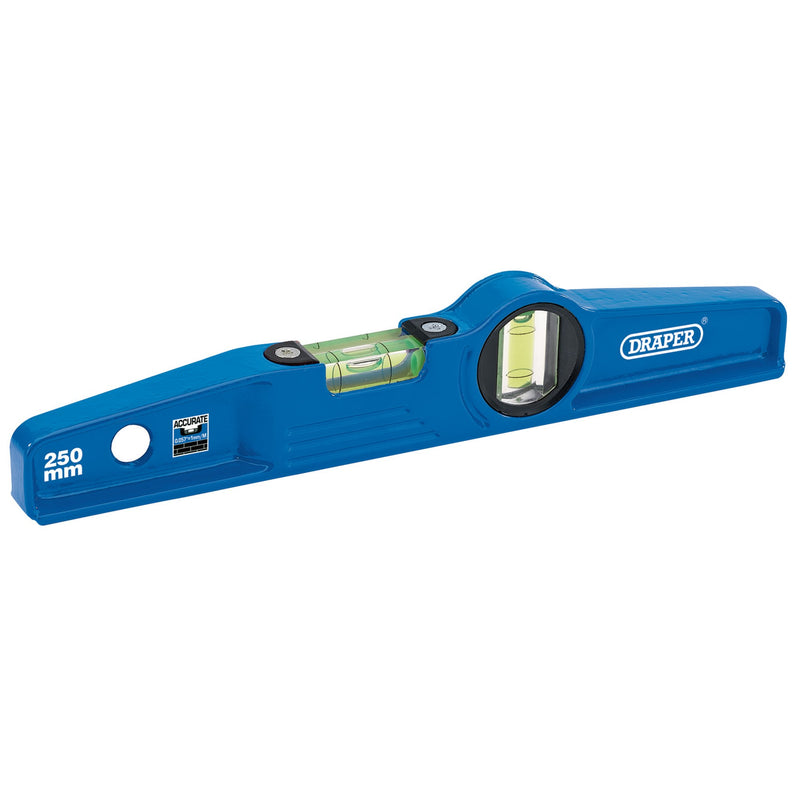 Draper 93993 Cast Boat Level, 250mm, Blue