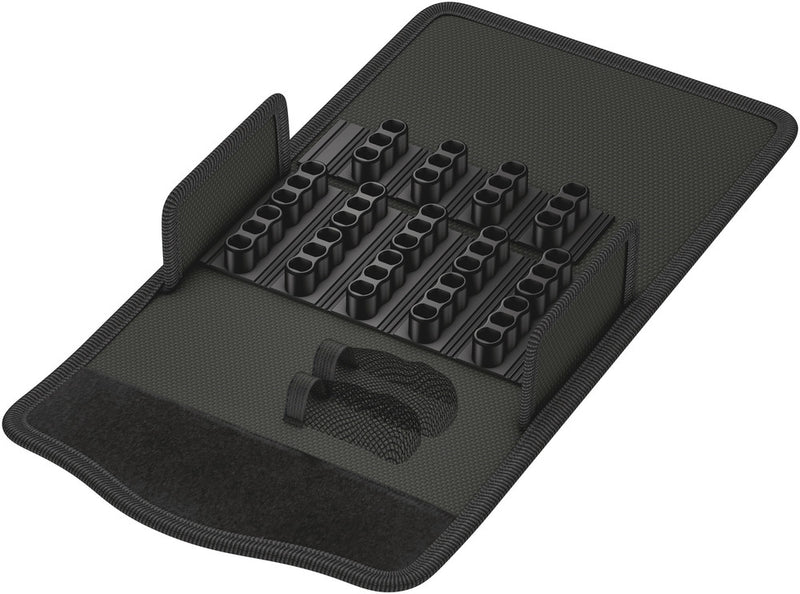 Wera 05136458001 9409 Textile Box Bit-Safe 43, empty, 140 x 83 x 45 mm