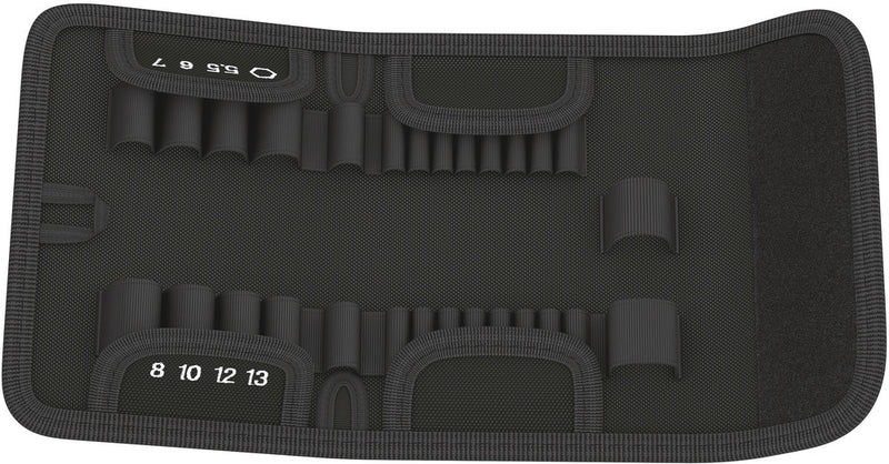 Wera 05136464001 9415 Folding pouch for Kraftform Kompakt Zyklop Speed 1/4", empty, 170 x 130 mm