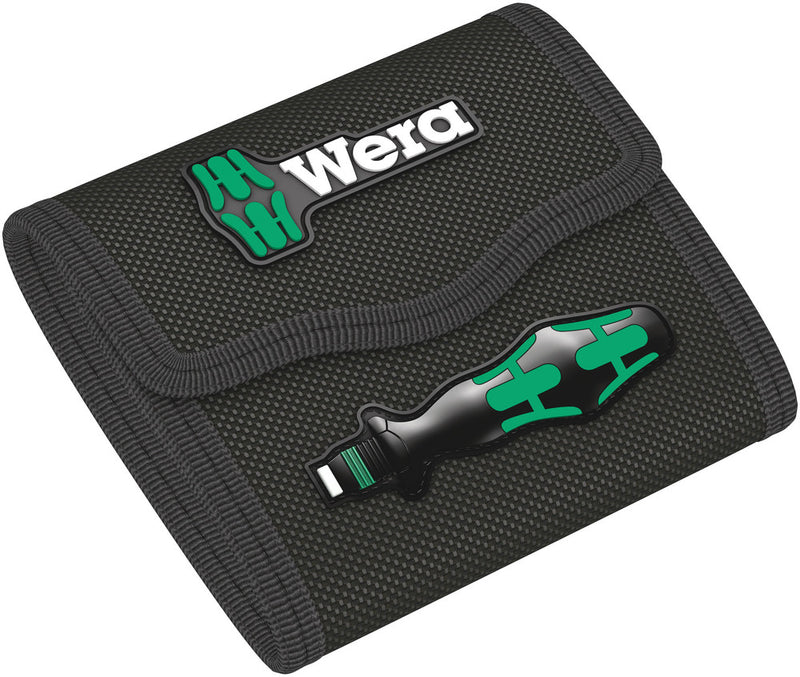 Wera 05136471001 9422 Folding pouch for 33-piece Kraftform Kompakt sets, empty, 135 x 120 mm