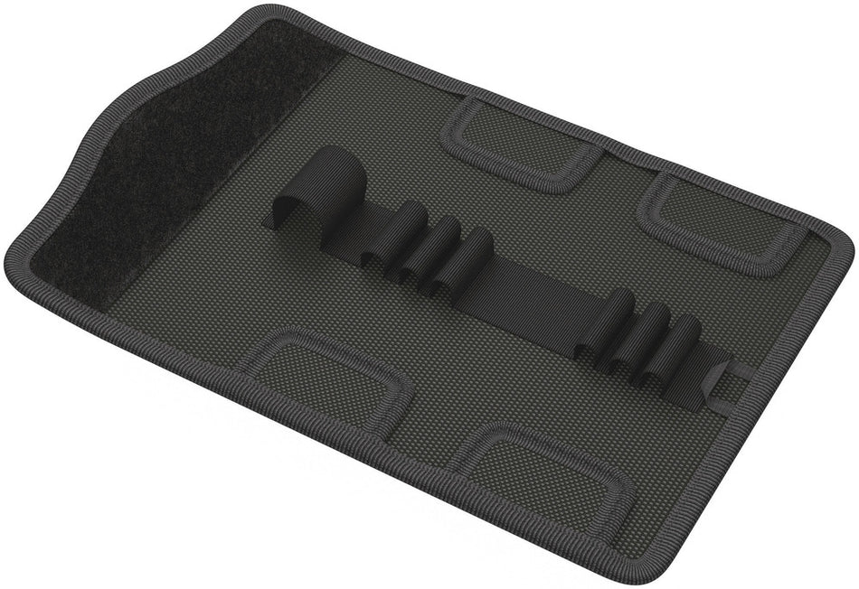 Wera 05136473001 9423 Folding pouch for 7-piece Kraftform Kompakt VDE sets, empty, 180 x 85 mm