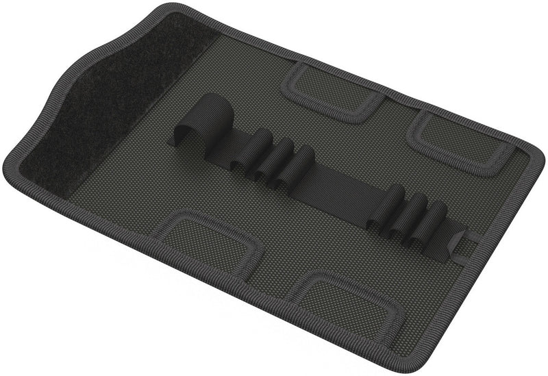 Wera 05136473001 9423 Folding pouch for 7-piece Kraftform Kompakt VDE sets, empty, 180 x 85 mm