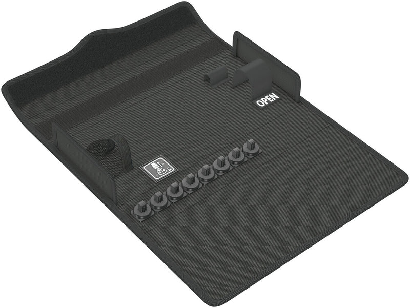 Wera 05136411001 9471 Textile box Safe-Torque, for up to 10 pieces, empty, 240 x 47 x 148 mm