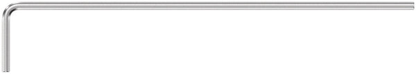Wera 05021600001 950 L-key, metric, chrome-plated, 1.5 x 90 mm