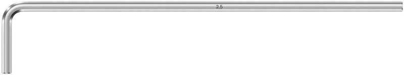 Wera 05021610001 950 L-key, metric, chrome-plated, 2.5 x 112 mm