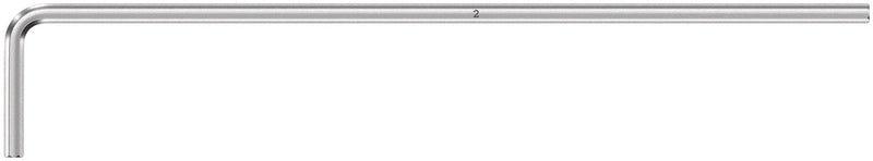 Wera 05021605001 950 L-key, metric, chrome-plated, 2 x 100 mm