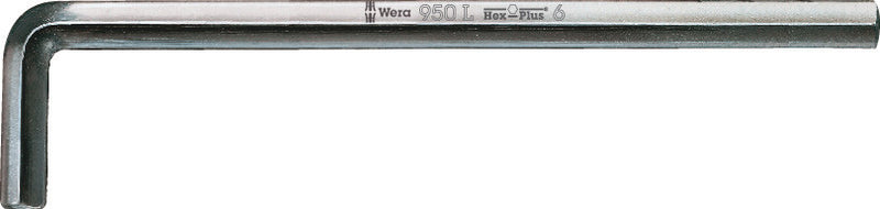Wera 05021620001 950 L-key, metric, chrome-plated, 4 x 140 mm