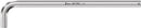 Wera 05022125001 950 L HF L-key, metric, chrome-plated, with holding function, 10 x 219 mm