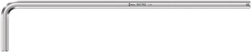 Wera 05022121001 950 L HF L-key, metric, chrome-plated, with holding function, 4 x 140 mm