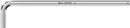Wera 05022122001 950 L HF L-key, metric, chrome-plated, with holding function, 5 x 160 mm