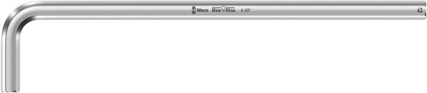 Wera 05022124001 950 L HF L-key, metric, chrome-plated, with holding function, 8 x 200 mm