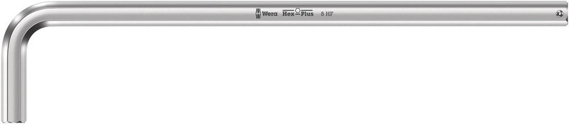 Wera 05022124001 950 L HF L-key, metric, chrome-plated, with holding function, 8 x 200 mm
