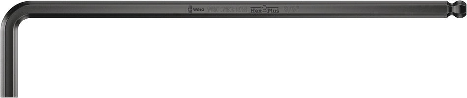 Wera 05022076001 950 PKL L-key, Imperial, BlackLaser, 3/16" x 160 mm