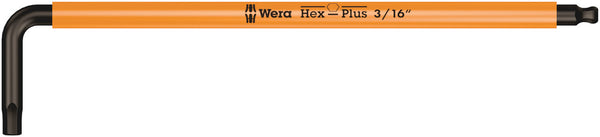 Wera 05022634001 950 SPKL L-key Multicolour, Imperial, 3/16" x 154 mm