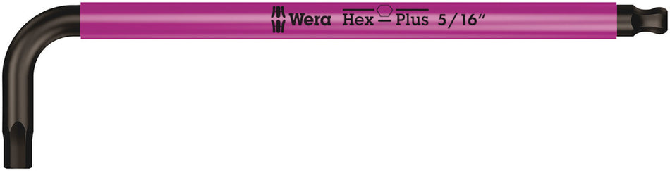 Wera 05022637001 950 SPKL L-key Multicolour, Imperial, 5/16" x 195 mm