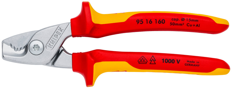 KNIPEX 95 16 160 CABLE SHEARS