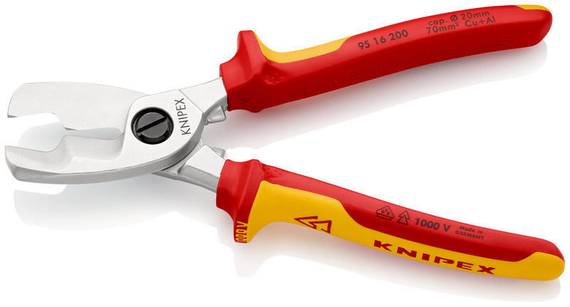 KNIPEX 95 16 200 CABLE SHEARS