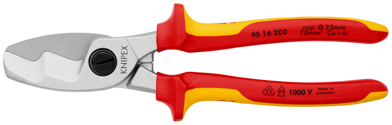 KNIPEX 95 16 200 CABLE SHEARS