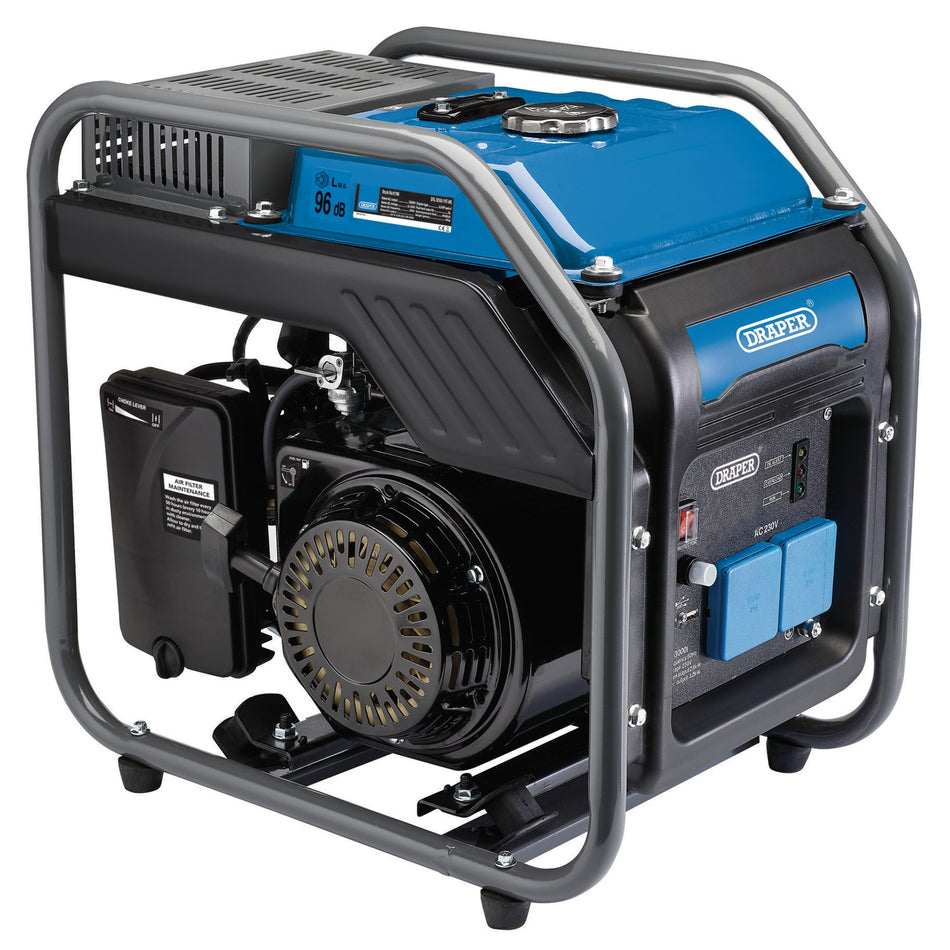 Draper 95204 Open Frame Inverter Generator, 2800W