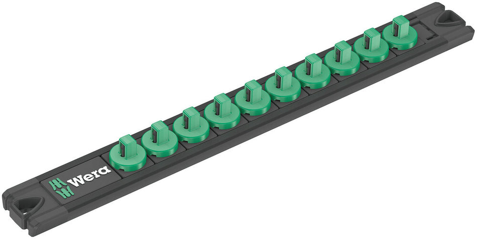 Wera 05136420001 9600 Magnetic socket rail, 1/4", empty, 30 x 270 mm