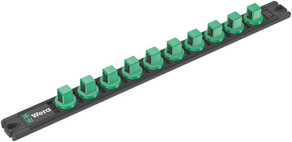 Wera 05136422001 9602 Magnetic socket rail, 1/2", empty, 30 x 370 mm