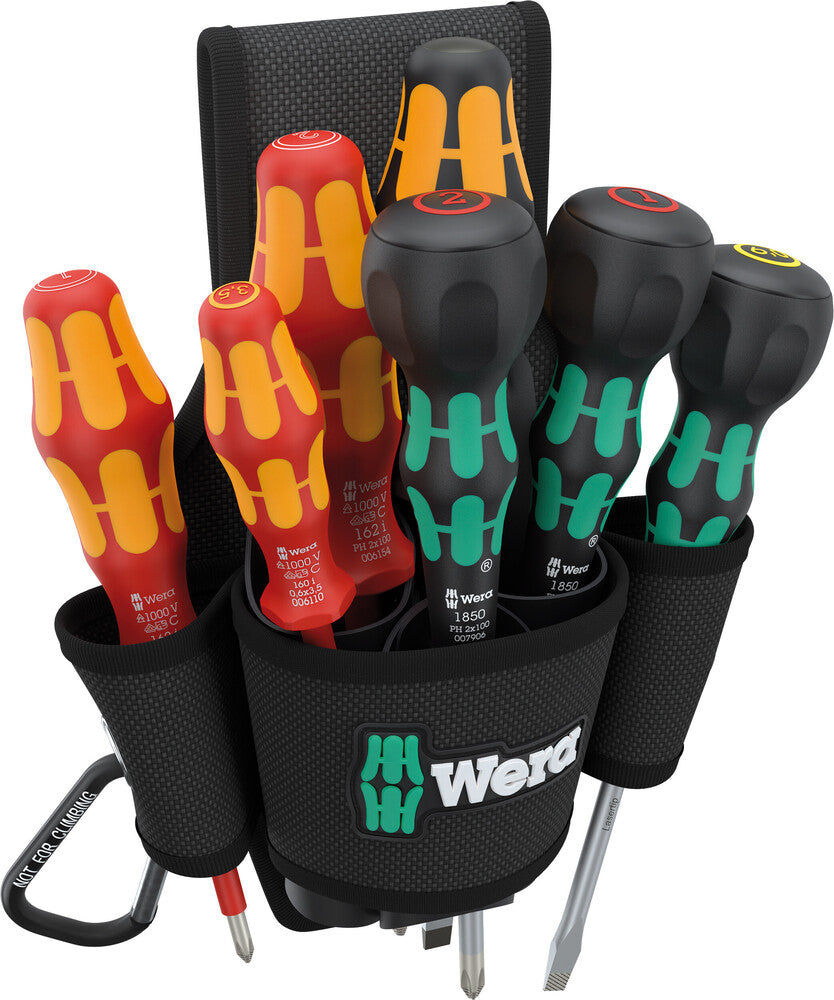 Wera 05136033001 9621 Belt holster Set 2, 8 pieces