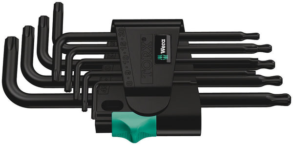 Wera 05024242001 967/9 TX 1 L-key set, BlackLaser, 9 pieces