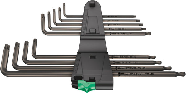 Wera 05024460001 967/9 TX XL 1 TORXÃ‚Â® L-key set, long, 9 pieces