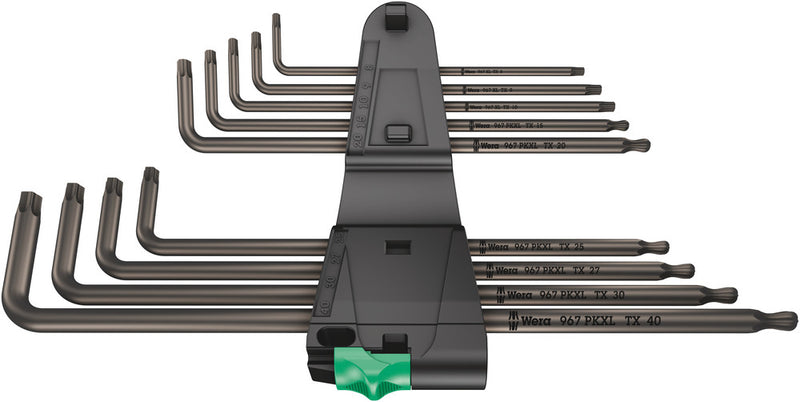 Wera 05024460001 967/9 TX XL 1 TORXÃ‚Â® L-key set, long, 9 pieces