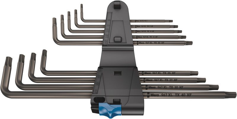 Wera 05024450001 967/9 TX XL HF 1 L-key set with holding function, long, 9 pieces