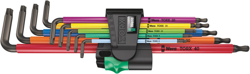 Wera 05024480001 967/9 TX XL Multicolour 1 L-key set for TORXÃ‚Â® screws, long, 9 pieces