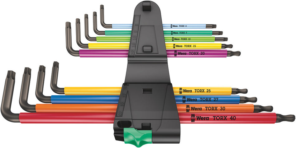 Wera 05024480001 967/9 TX XL Multicolour 1 L-key set for TORXÃ‚Â® screws, long, 9 pieces