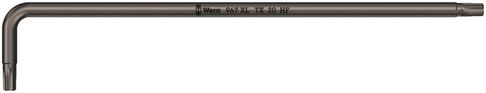 Wera 05024459001 967 XL HF TORX L-key with holding function, long, TX 40 x 224 mm